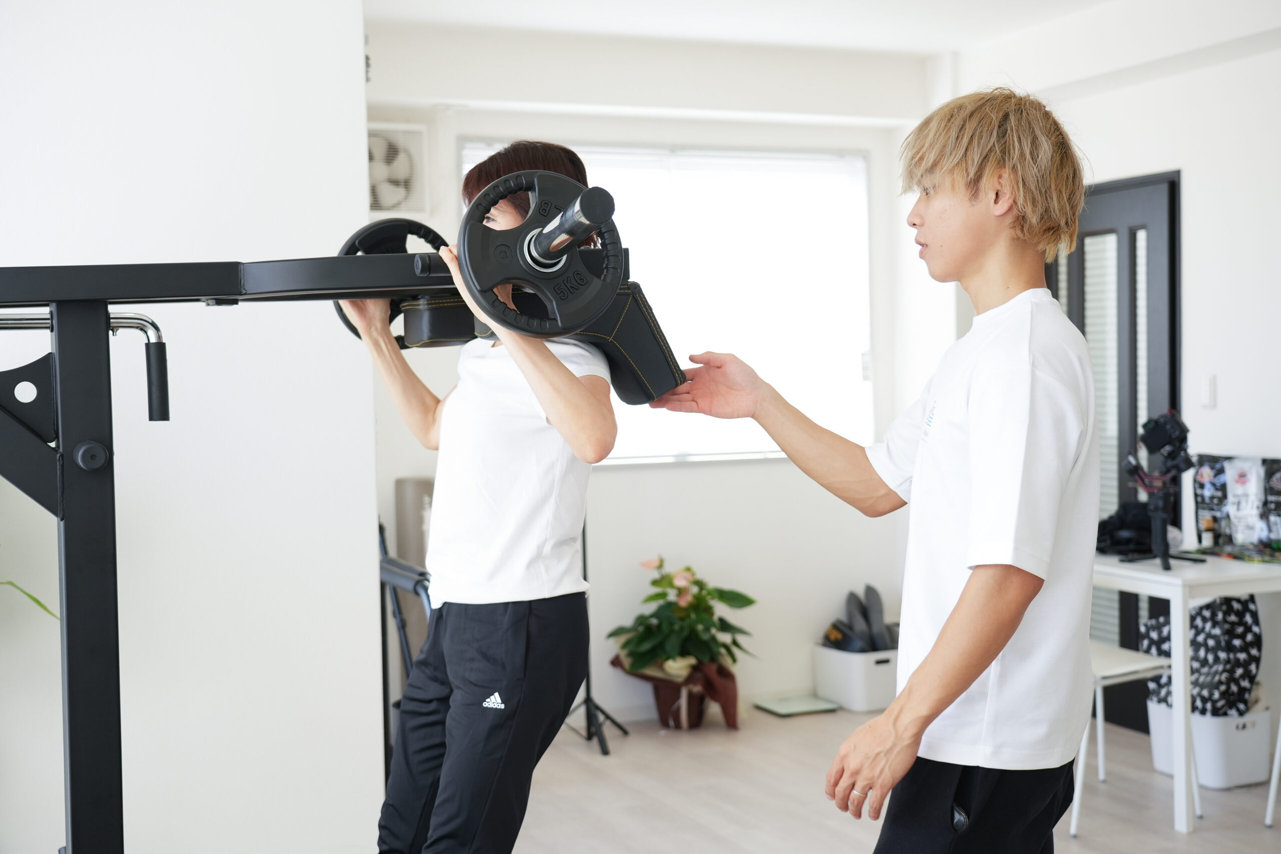 Maikaiパーソナルジム西保トレーナのトレーニング風景